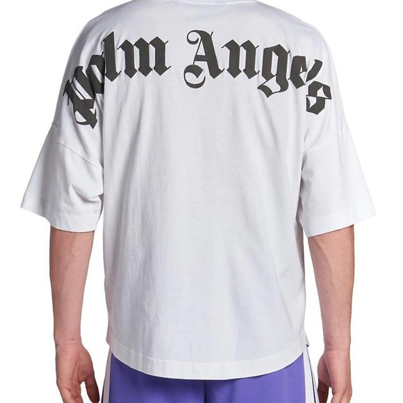 Palm Angles Other - Palm Angels Classic Logo Over Tee White Black